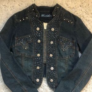 Rhinestone Jean Jacket